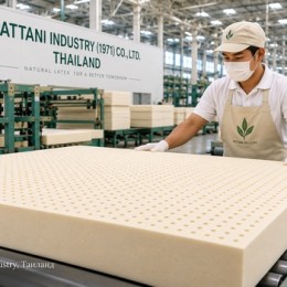 Технология производства матрасов и подушек фабрики Pattani Industry (1971) Co. Ltd.